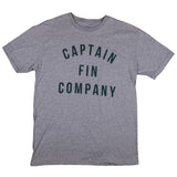 College Tee - Heather Grey - Captain Fin Co - UK