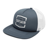 Lynard Trucker Cap - Harbour Blue - Captain Fin Co - UK