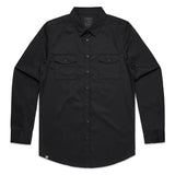 Military Shirt - Black - Captain Fin Co - UK